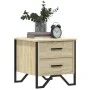 Mesitas noche 2 uds madera ingeniería roble Sonoma 40x41x40 cm by , Nightstands - Ref: Foro24-848507, Price: 85,21 €, Discoun...
