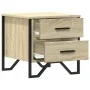 Mesitas noche 2 uds madera ingeniería roble Sonoma 40x41x40 cm by , Nightstands - Ref: Foro24-848507, Price: 85,21 €, Discoun...