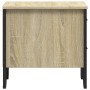 Mesitas noche 2 uds madera ingeniería roble Sonoma 40x41x40 cm de , Mesitas de noche - Ref: Foro24-848507, Precio: 87,40 €, D...
