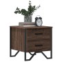 Mesitas noche 2 uds madera ingeniería marrón roble 40x41x40 cm de , Mesitas de noche - Ref: Foro24-848513, Precio: 90,77 €, D...
