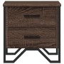 Mesitas noche 2 uds madera ingeniería marrón roble 40x41x40 cm de , Mesitas de noche - Ref: Foro24-848513, Precio: 90,77 €, D...