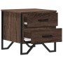 Mesitas noche 2 uds madera ingeniería marrón roble 40x41x40 cm de , Mesitas de noche - Ref: Foro24-848513, Precio: 90,77 €, D...
