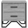 Mesita de noche 2 uds madera ingeniería gris Sonoma 40x41x40 cm de , Mesitas de noche - Ref: Foro24-848511, Precio: 90,28 €, ...