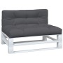 Cojines para palets 2 unidades tela gris antracita de , Cojines para sillas y sofás - Ref: Foro24-360733, Precio: 104,85 €, D...