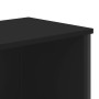 Estantería de madera de ingeniería negra 80x31x169 cm de , Librerías y estanterías - Ref: Foro24-3295312, Precio: 94,31 €, De...