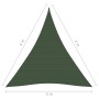 Toldo de vela verde oscuro HDPE 160 g/m² 3x4x5 m de vidaXL, Sombrillas - Ref: Foro24-311475, Precio: 31,16 €, Descuento: %