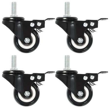 Ruedas giratorias con frenos 32 unidades 50 mm de , Manipulación de materiales - Ref: Foro24-277935, Precio: 121,98 €, Descue...