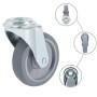 Ruedas giratorias con agujero pasador 8 unidades 100 mm de , Manipulación de materiales - Ref: Foro24-277891, Precio: 47,43 €...