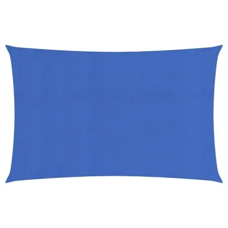 Toldo de vela HDPE azul 160 g/m² 2x5 m de vidaXL, Sombrillas - Ref: Foro24-311506, Precio: 29,27 €, Descuento: %