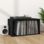 Caja para discos de vinilo madera contrachapada negro71x34x36cm de vidaXL, Almacenamiento para CD y DVD - Ref: Foro24-800118,...