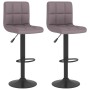Taburetes de cocina 2 unidades tela gris taupe de , Taburetes de cocina - Ref: Foro24-334283, Precio: 143,29 €, Descuento: %