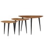 Juego de mesas de centro 3 unidades madera maciza de acacia de , Mesas de centro - Ref: Foro24-246062, Precio: 162,14 €, Desc...