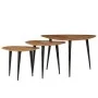 Juego de mesas de centro 3 unidades madera maciza de acacia de , Mesas de centro - Ref: Foro24-246062, Precio: 143,64 €, Desc...