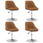 Sillas de comedor giratorias 4 unidades terciopelo marrón de , Sillas de comedor - Ref: Foro24-3088756, Precio: 228,17 €, Des...