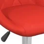 Kitchen stools 2 units synthetic red leather by , Kitchen stools - Ref: Foro24-335181, Price: 128,41 €, Discount: %