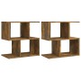 Mesitas de noche 2 uds contrachapada roble ahumado 50x30x51,5cm de , Mesitas de noche - Ref: Foro24-815829, Precio: 48,40 €, ...