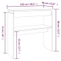 Mesa consola madera contrachapada roble marrón 102x30x80 cm de , Mesas auxiliares - Ref: Foro24-815221, Precio: 52,84 €, Desc...