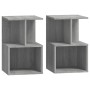 Mesitas noche 2 uds madera contrachapada gris Sonoma 35x35x55cm de , Mesitas de noche - Ref: Foro24-815186, Precio: 61,14 €, ...
