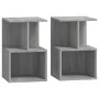Mesitas noche 2 uds madera contrachapada gris Sonoma 35x35x55cm de , Mesitas de noche - Ref: Foro24-815186, Precio: 60,22 €, ...