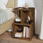Mesitas de noche 2 uds contrachapado roble ahumado 35x35x55 cm de , Mesitas de noche - Ref: Foro24-815184, Precio: 66,71 €, D...