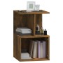 Mesitas de noche 2 uds contrachapado roble ahumado 35x35x55 cm de , Mesitas de noche - Ref: Foro24-815184, Precio: 66,71 €, D...