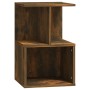 Mesitas de noche 2 uds contrachapado roble ahumado 35x35x55 cm de , Mesitas de noche - Ref: Foro24-815184, Precio: 66,71 €, D...