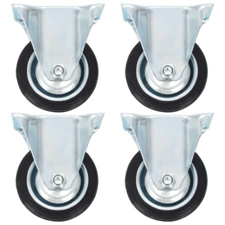 Ruedas fijas 4 unidades 75 mm de , Manipulación de materiales - Ref: Foro24-143441, Precio: 20,07 €, Descuento: %