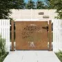 Corten steel garden gate with tree design 105x80 cm by , garden gates - Ref: Foro24-153214, Price: 138,04 €, Discount: %