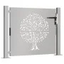 Corten steel garden gate with tree design 105x80 cm by , garden gates - Ref: Foro24-153214, Price: 138,04 €, Discount: %