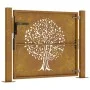 Corten steel garden gate with tree design 105x80 cm by , garden gates - Ref: Foro24-153214, Price: 138,04 €, Discount: %