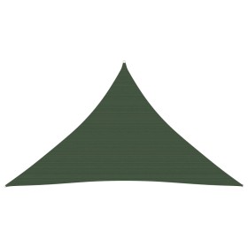 Toldo de vela verde oscuro HDPE 160 g/m² 3,5x3,5x4,9 m de vidaXL, Sombrillas - Ref: Foro24-311477, Precio: 21,20 €, Descuento: %