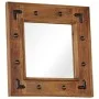 Solid acacia wood mirror 50x50 cm by , Mirrors - Ref: Foro24-246307, Price: 57,91 €, Discount: %