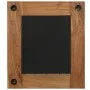 Solid acacia wood mirror 50x50 cm by , Mirrors - Ref: Foro24-246307, Price: 57,91 €, Discount: %