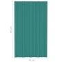 Galvanized green steel roof panel, 12 units, 80x45 cm. by , Ceiling - Ref: Foro24-317199, Price: 55,12 €, Discount: %