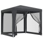 Carpa para fiestas 4 paredes malla HDPE gris antracita 2,5x2,5m de , Carpas y cenadores - Ref: Foro24-319224, Precio: 83,95 €...