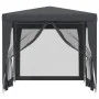 Carpa para fiestas 4 paredes malla HDPE gris antracita 2,5x2,5m de , Carpas y cenadores - Ref: Foro24-319224, Precio: 78,80 €...