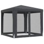 Carpa para fiestas 4 paredes malla HDPE gris antracita 2,5x2,5m de , Carpas y cenadores - Ref: Foro24-319224, Precio: 83,95 €...