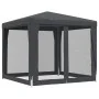 Carpa para fiestas 4 paredes malla HDPE gris antracita 2,5x2,5m de , Carpas y cenadores - Ref: Foro24-319224, Precio: 78,80 €...