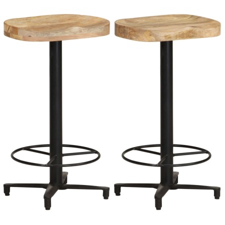 Taburetes de cocina 2 unidades madera maciza de mango 66 cm de , Taburetes de cocina - Ref: Foro24-321965, Precio: 117,48 €, ...