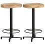 Taburetes de cocina 2 unidades madera maciza de mango 66 cm de , Taburetes de cocina - Ref: Foro24-321965, Precio: 117,48 €, ...