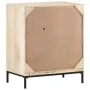 Aparador de madera maciza mango y caña natural 60x35x70 cm de , Aparadores - Ref: Foro24-323508, Precio: 151,43 €, Descuento: %