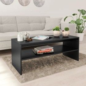 Mesa de centro de madera contrachapada negro 100x40x40 cm de vidaXL, Mesas de centro - Ref: Foro24-800127, Precio: 49,89 €, D...