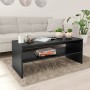 Mesa de centro de madera contrachapada negro 100x40x40 cm de vidaXL, Mesas de centro - Ref: Foro24-800127, Precio: 49,89 €, D...