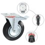 Ruedas giratorias con frenos dobles 4 unidades 200 mm de , Manipulación de materiales - Ref: Foro24-143455, Precio: 62,07 €, ...
