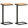 Mesitas auxiliares 2 uds madera mango maciza 31,5x24,5x64,5 cm de , Mesas auxiliares - Ref: Foro24-321971, Precio: 112,81 €, ...