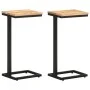 Mesitas auxiliares 2 uds madera mango maciza 31,5x24,5x64,5 cm de , Mesas auxiliares - Ref: Foro24-321971, Precio: 110,57 €, ...