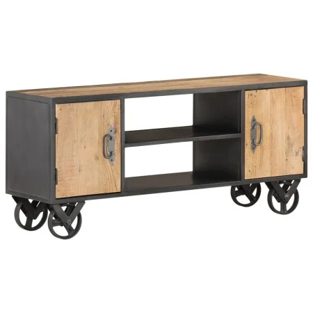 Mueble para TV de madera maciza reciclada 110x30x49 cm de , Muebles TV - Ref: Foro24-323515, Precio: 252,29 €, Descuento: %