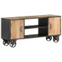 Mueble para TV de madera maciza reciclada 110x30x49 cm de , Muebles TV - Ref: Foro24-323515, Precio: 252,29 €, Descuento: %
