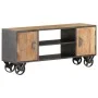 Mueble para TV de madera maciza reciclada 110x30x49 cm de , Muebles TV - Ref: Foro24-323515, Precio: 252,29 €, Descuento: %
