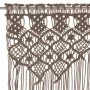 Graue Taupe-Makramee-Baumwollvorhang 140x240 cm von , Vorhänge und Gardinen - Ref: Foro24-323983, Preis: 48,63 €, Rabatt: %